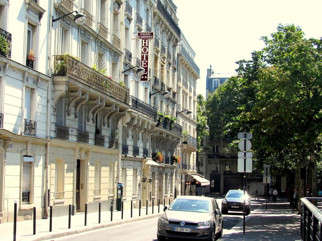 Hotel Du Square D'Anvers Paříž Exteriér fotografie