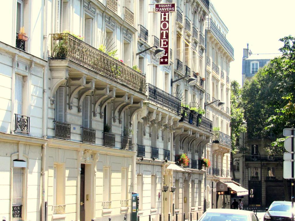 Hotel Du Square D'Anvers Paříž Exteriér fotografie
